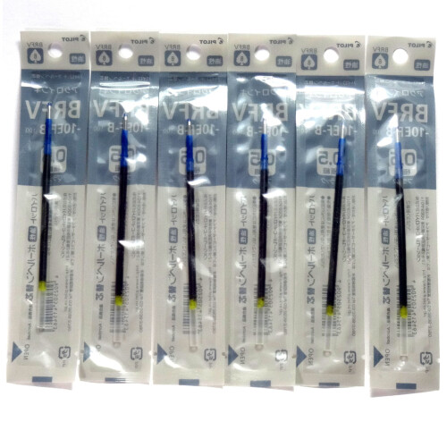 Pilot Pilot Acroball Ballpoint Pen Black Ink Refills  0.5mm  BRFV-10EF-B  Se 1