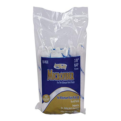 Arroworthy Microfiber 65 W x 38 Mini Paint Roller cover 10 Pk - case o