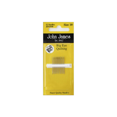 Big Eye Quilting Hand Needles-st?rrelse 10 12/PKG