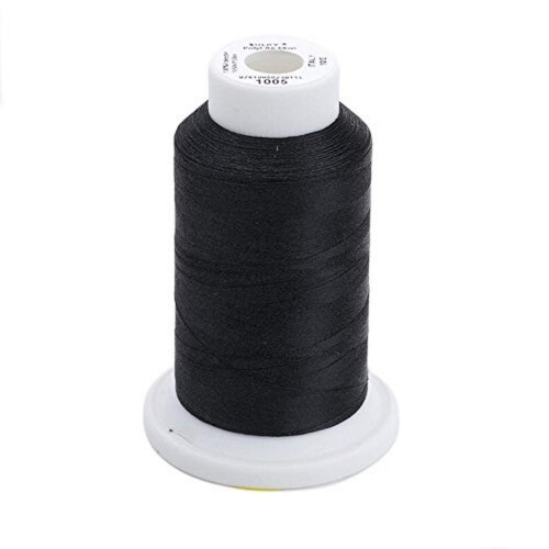Sulky Of America 60wt Solid Polylite Thread 1650 yd Schwarz