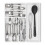 OXO OXO Organisator de gafta Plastic uitschuifbare lade-organizer 15,5 in wit 4