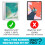 Tech Armor Ballistic Glass Screen Protector designet til Apple iPad Pro 12,9 tommer (2015 og 2017) 1 Pack 4