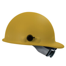 Fibre-Metal von Honeywell P2AQSW02A000 Super Eight Swing Schutzhelm aus Fiberglas mit Quick-Lok-Kappe, Gelb