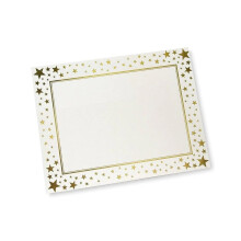 Gartner Studios Gold Star Foil Certificate Paper 80 funtw 8,5 x 11 15 Liczba