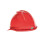 MSA Red Polyethilen Cap Hat Hat Hard cu suspensie cu 6 puncte de clichet 1