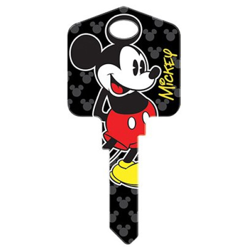 Disney Mickey Mouse Painted Key em branco