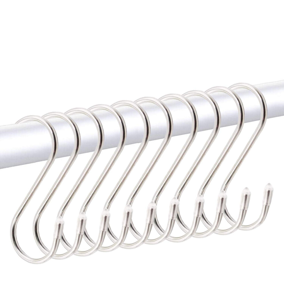 Jinhezo Premium 10-Balen Vet Kulat Hcky Ve Tvaru S Z Leten Nerezov Oceli Kovov Veky Zvesy Do Kuchyne Prce Obchod Koupelna Zahrada Kuchyn-image