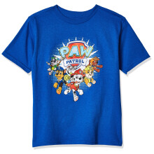 Paw Patrol Babypojkar Grupp T-shirt med Kort Ärmar Royal