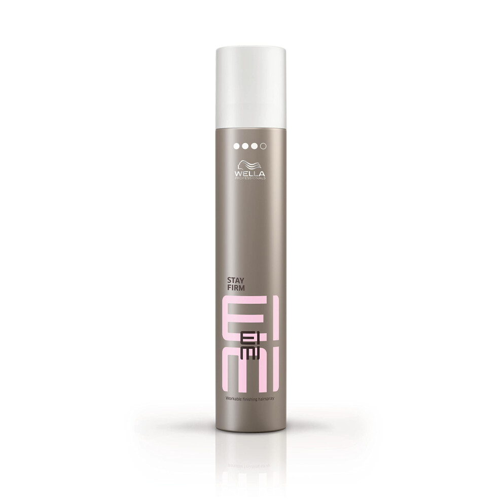 Wella EIMI Stay Firm Workable Finishing Hairspray  Lightweight Hold with Heat And UV Protection  9 oz.