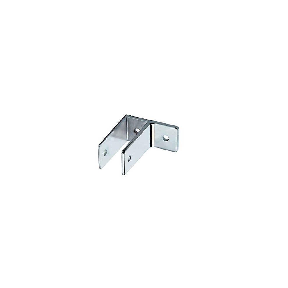 Harris Hardware Tp1656 One Ear Die Cast Zamac Chrome Plated Wall Bracket 78Inch Panel Thickness 21116Inch Bracket Height 2 756343970295