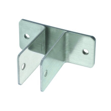 Harris Hardware 11629 Two Ear Stamped Stainless Steel Wall Bracket 3/4-Inch Panel Thickness 2-1/2-Inch Bracket Height 3-5/8-Inch Base Length