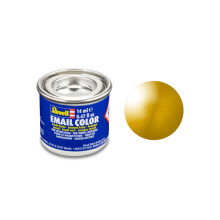 Revell Metallic Brass Email Colour Enamel - 14ml Model Paint No.92