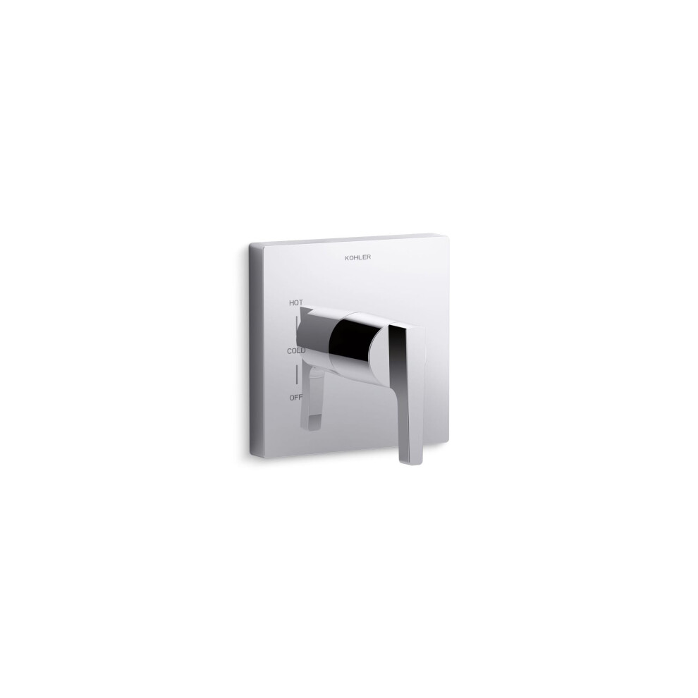 Photos - Other Bathroom Accessories Kohler TS99761-4-CP Rite-Temp Valve Trim with Lever Handle