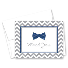 MyExpression.com 50 stuks Little Man Bow Tie Baby Shower Bedankkaartjes
