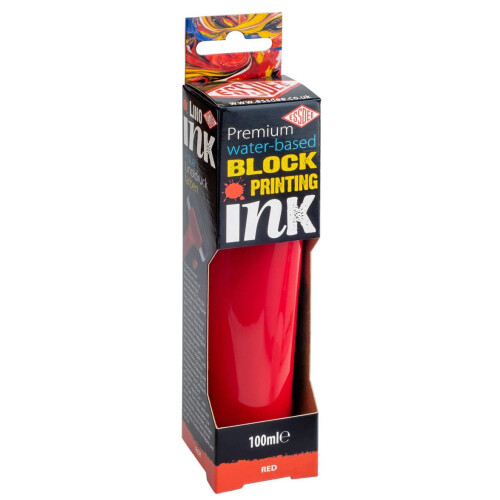 ESSDEE Block Printing Ink, 100ml, Red
