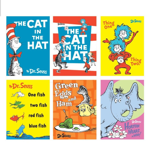 Raymond Geddes Dr. Seuss Mini Memo Pad (pacote de 48) 1