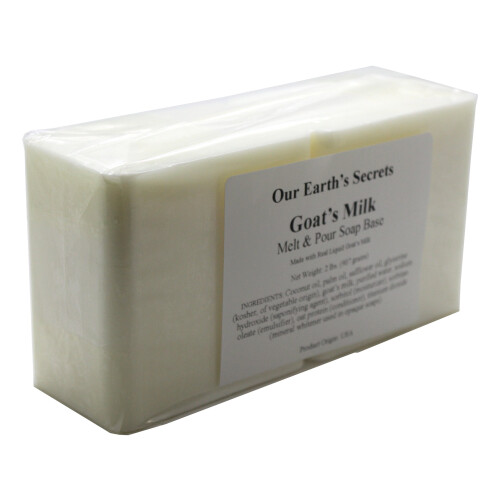 Our Earth's Secrets Γάλα Κοκόνας - 2 Λιβρών Βάση Σαπουνιού Melt and Pour 2