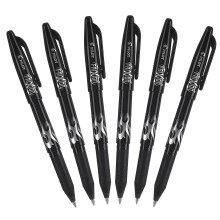 Pilot FriXion Ball 0.7mm Στυλό Γραφής, Μάυρο Μελάνι, Πακέτο 6