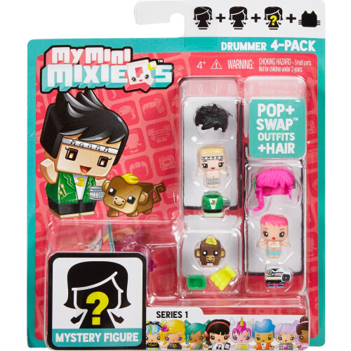 Mattel Mattel My Mini Mixieq's Drummer 4-Pack 2