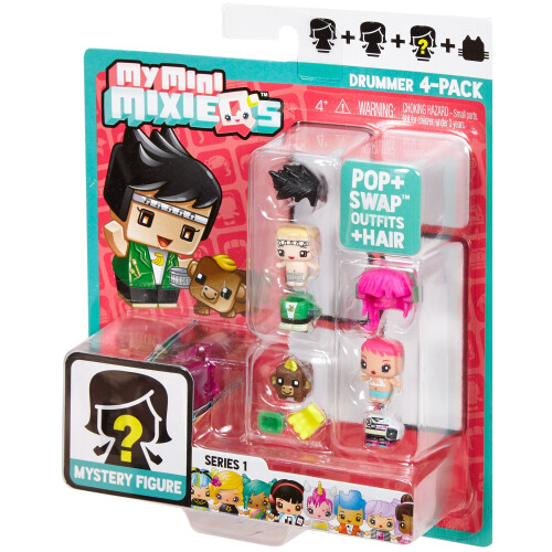 Mattel Mattel My Mini Mixieq's Drummer 4-Pack 1