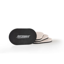 Super Sliders 3 1/2" x 6" soikeat uudelleenkäytettävät huonekaluliukusäätimet koville pinnoille - vaivaton liikkuminen ja pinnan suojaus beige (4