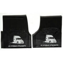 Freightliner Cascadia Rubber All-Weather OEM Gulvm?tter M/LOGO passer til 2008-2016 -2 Stk fronter
