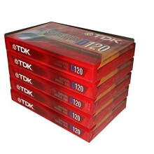 TDK Superior Normal Bias D120 IEC I / Type I til hverdagsoptagelse Audio Cassette Tapes - 5 Pack af TDK