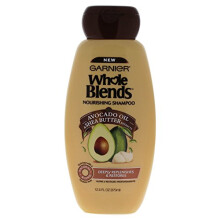 Garnier Whole Blends Nourishing Shampoo with Avocado Oil & Shea Butter Extracts  12.5 Fluid Ounce