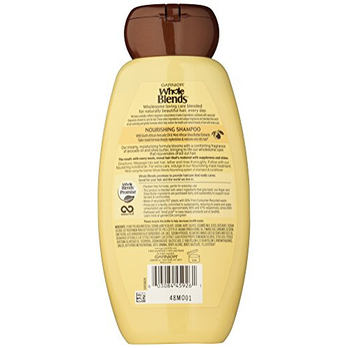 Garnier Garnier Whole Blends Nährendes Shampoo, Avocadoöl & Sheabutter 12,50 oz (2er Pack) 2