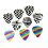 Fender Fender Graphic Gitaarplectra 351 Vorm, Checker, Medium, 12-Pack 2