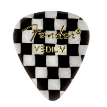 Fender Graphic Gitaarplectra 351 Vorm, Checker, Medium, 12-Pack