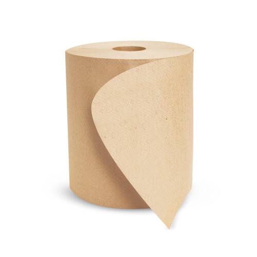 Morcon Paper R6800 Hardwound Roll Toalhas de 8 polegadas x 800 p   s marrom 6 rolos/caixa 2