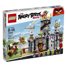 Kit de construcci n LEGO Angry Birds 75826 Castillo del Rey Cerdo, 859 piezas