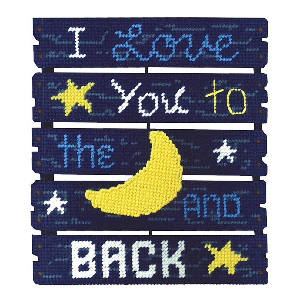 Janlynn Love You To The Moon Pallet-ables Plastic Canvas Kit