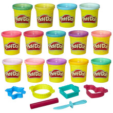 Play-Doh Sparkle and Bright 14 Pack Pack non toxic Modeling Compose 3 Oz Canes Non Candy Halloween Handout Toys & Party Favors Toys Preschool Toy