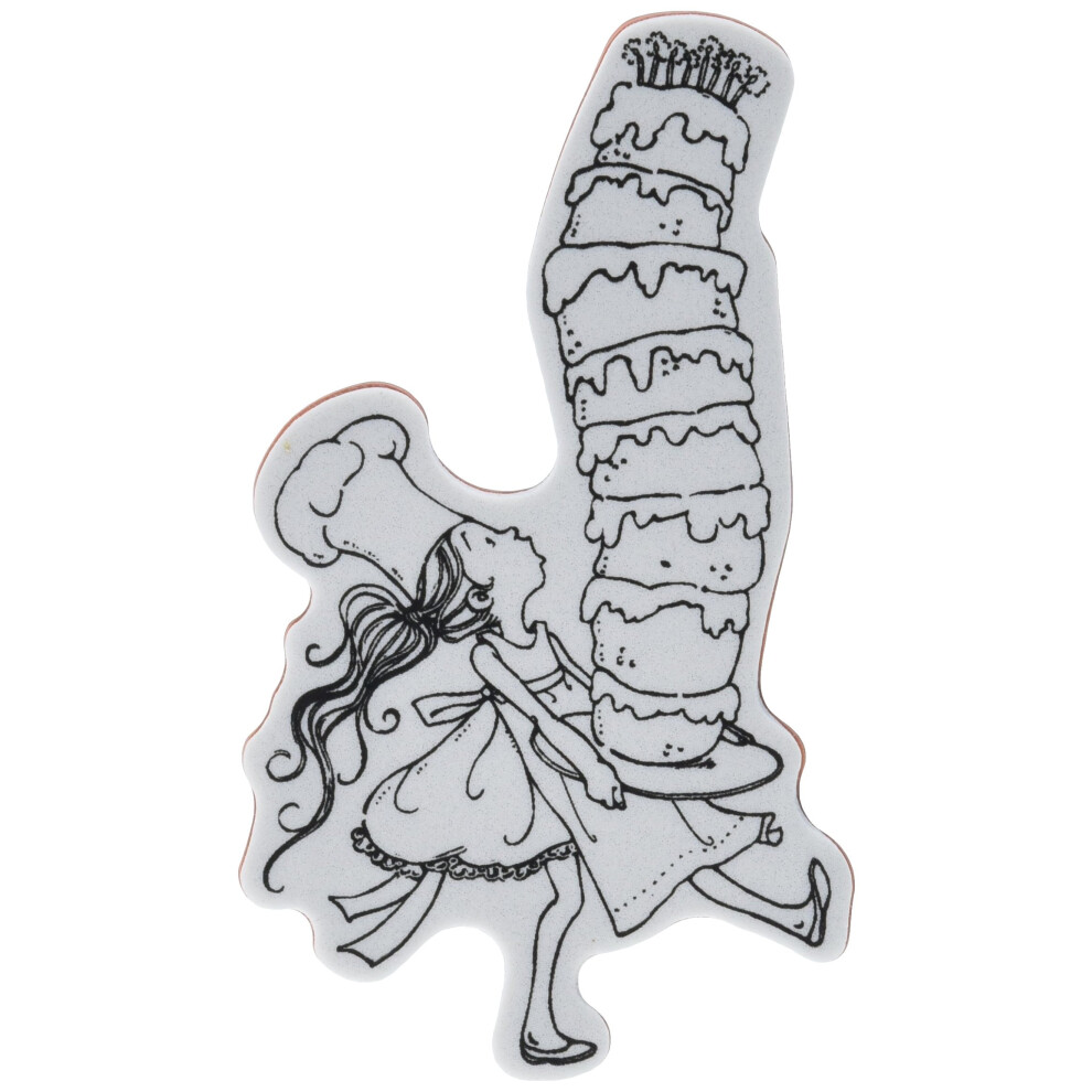 Penny Black Cling Stamp 5X7Tall Taart-image