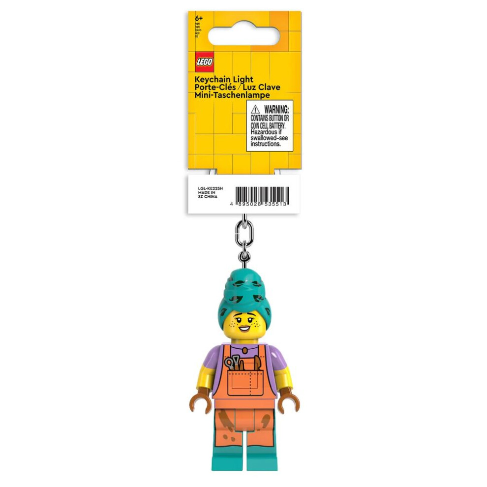 Lego Iconic Ceramic Girl Minifigure Key Light - Legke225h