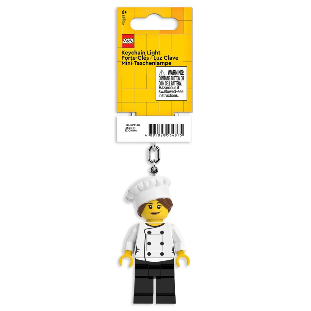 Lego Iconic Gourmet Chef Minifigure Key Light -Legke218h