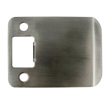 Okragla narozna przedluzona plytka doczepna 2-1/4"""" x 2-1/2"""" (3"""" dlugosc calkowita) Antyczny nikiel firmy Stone Harbor Hardware