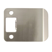 Predl   en    zatv   racia doska s okr   hlym rohom, 2-1/4"""" x 2-1/2"""" (celkov    dl   ka 3""""), sat   nov    nikel od Stone Harbor Hardware