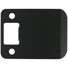 Okragly naroznik, przedluzona plytka dociskowa 2-1/4"""" x 2-1/2"" (dlugosc calkowita 3"") Braz olejowany przez Stone Harbor Hardware
