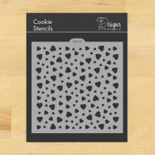 Heart Miniprint Cookie and Craft Stencil av Designer Stencils