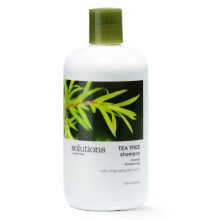 VELK CLIPS Solutions Tea Tree Shampoo 12 fl oz | Prrodn oetren such pokoky hlavy a lupu s povzbuzujcmi esencilnmi oleji | Vyivuje a stimu