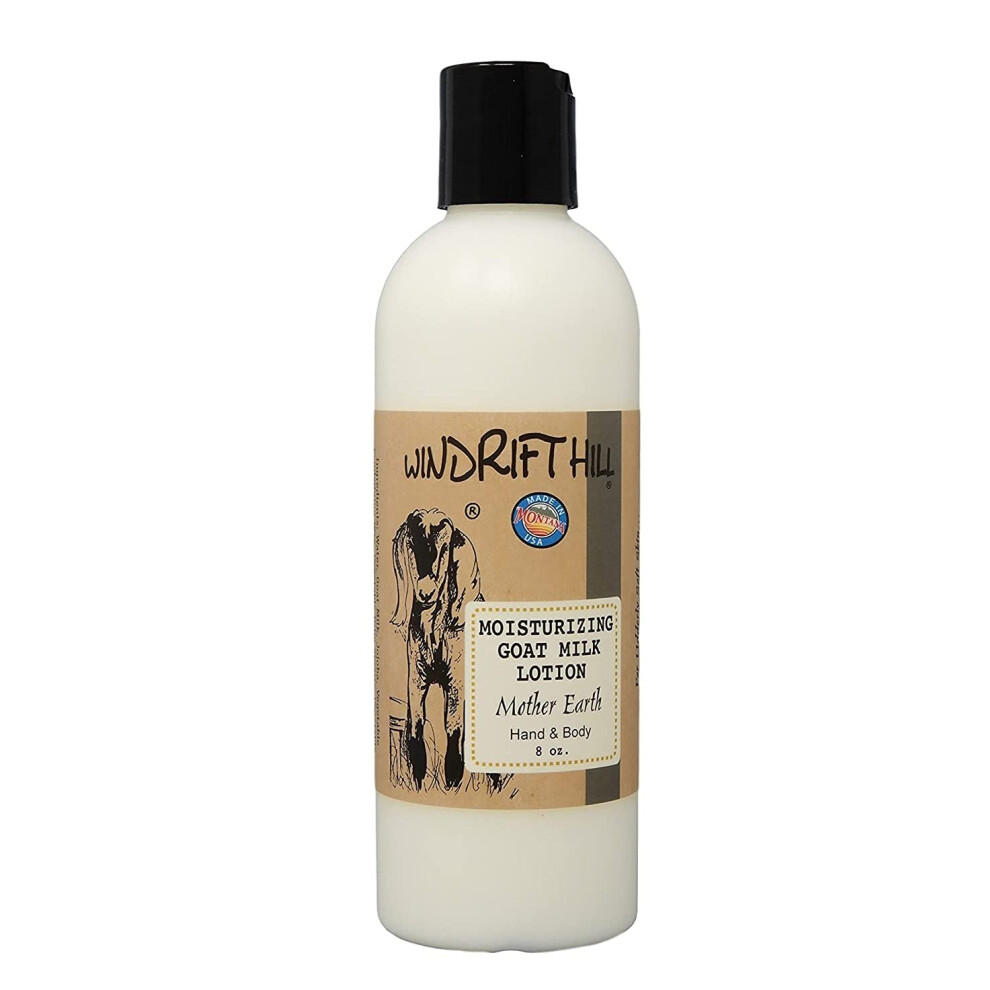Windrift Hill Mother Earth NawilżAjąCy Balsam Do RąK I CiałA Z Koziego Mleka, Butelka 8 Uncji-image