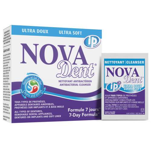 Novadent Dentures Cleaner - for Denture on implants  Denture soft line
