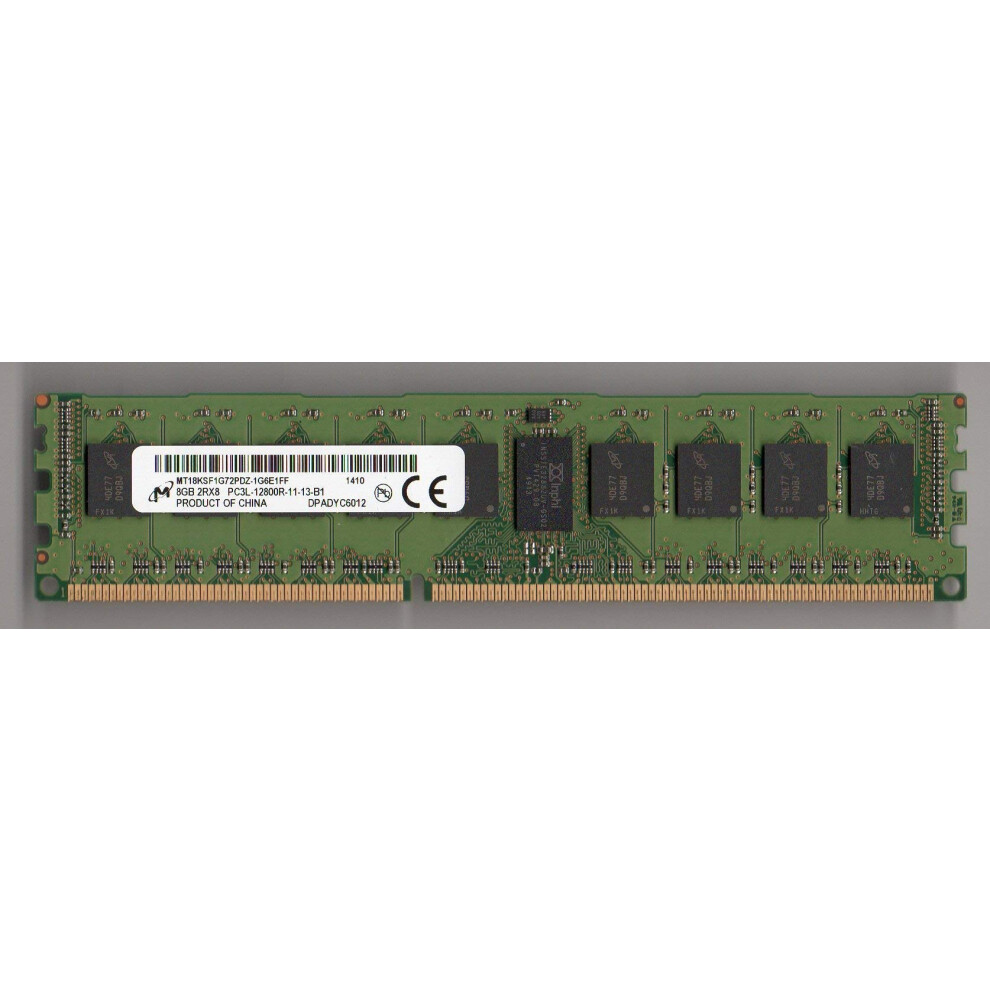 Micron Mt18ksf1g72pdz-1G6e1ff Pc3l-12800R Ddr3 1333 8Gb Ecc Reg 2Rx8 ( 702785974797