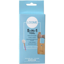 Loome fletning v?vning og snorfremstillingsv?rkt?j stort et tr?