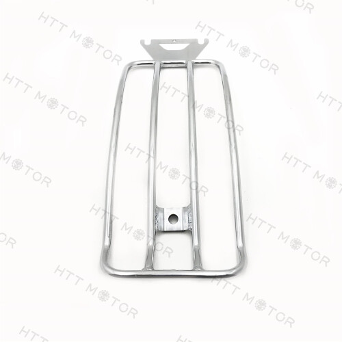 Suporte Traseiro em Aço Cromado 14"x6" Compatível com Harley Davidson FLHT FLHX FLTR 2