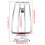 Suporte Traseiro em Aço Cromado 14"x6" Compatível com Harley Davidson FLHT FLHX FLTR 2