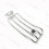 Suporte Traseiro em Aço Cromado 14"x6" Compatível com Harley Davidson FLHT FLHX FLTR 5